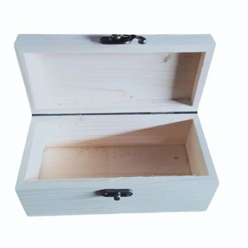 Teak wood rectangular jewelry box